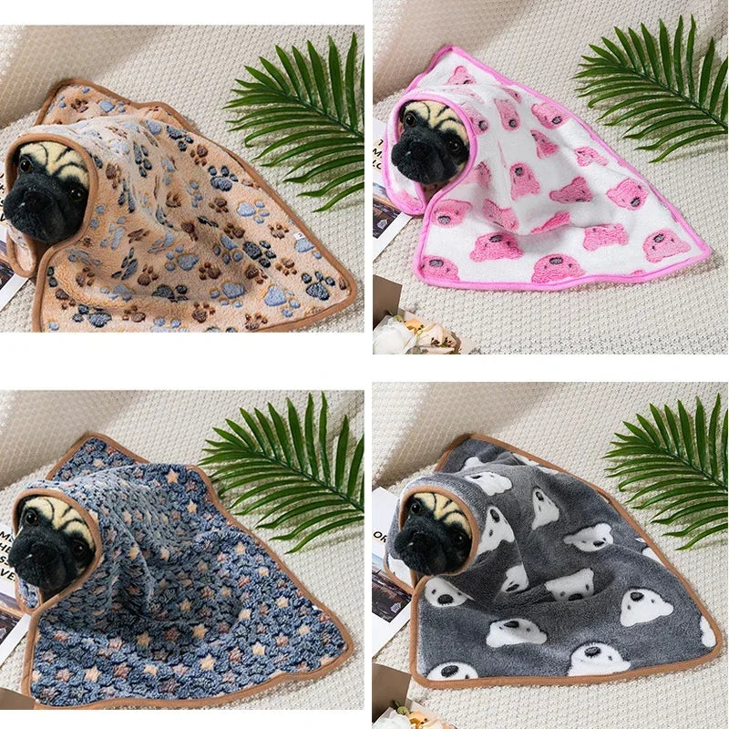 Soft Pet Sleeping Blanket Soft Fluffy Dog Blanket Warm Breathable Cat Cover Blanket Comfortable Sleeping Sheet Mat Pet Supplies