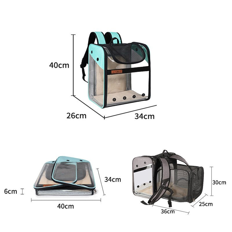Expandable Backpack Dog Carrier