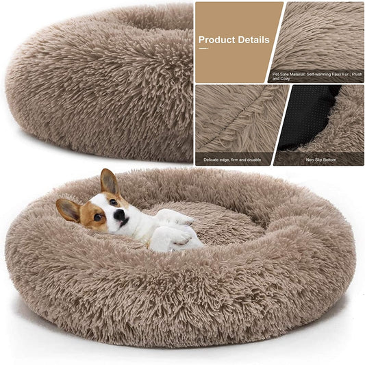 Comfortable Donut Cuddler Dog Bed